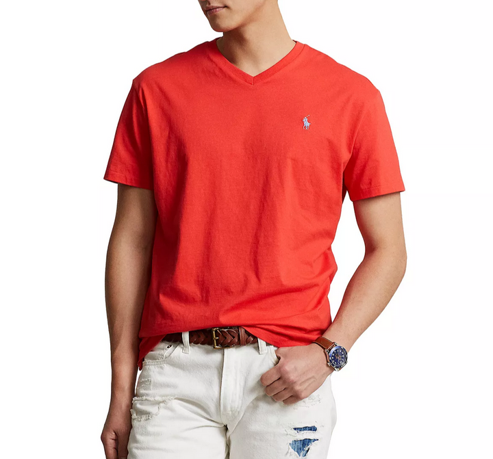 POLO RALPH LAUREN MEN Classic-Fit Jersey V-Neck T-Shirt
