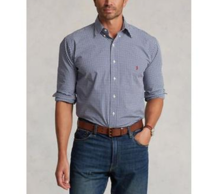 Polo Ralph Lauren MEN Big & Tall Gingham Stretch Poplin Shirt