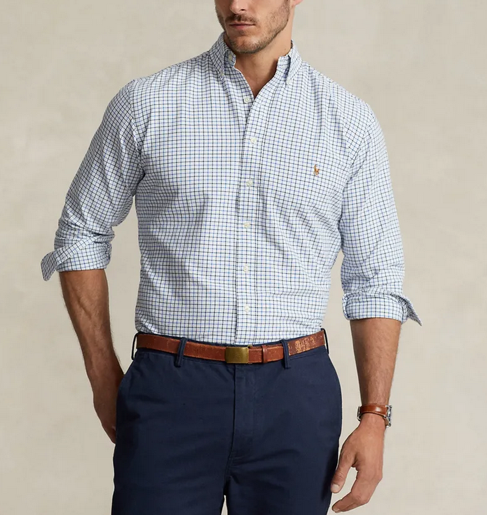 Polo Ralph Lauren MEN's Big & Tall Cotton Oxford Shirt