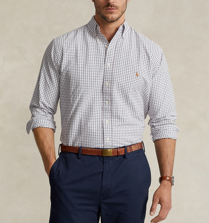 Polo Ralph Lauren MEN's Big & Tall Cotton Oxford Shirt
