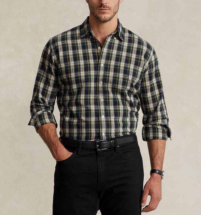 Polo Ralph Lauren Big & Tall Tartan Plaid Sport Shirt
