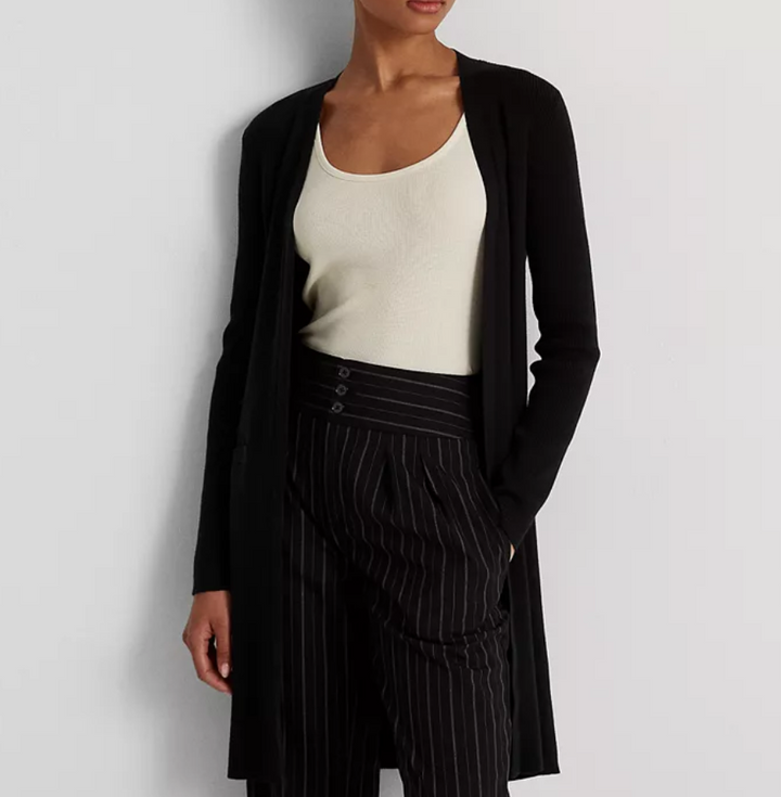 LAUREN RALPH LAUREN Cotton-Blend Cardigan