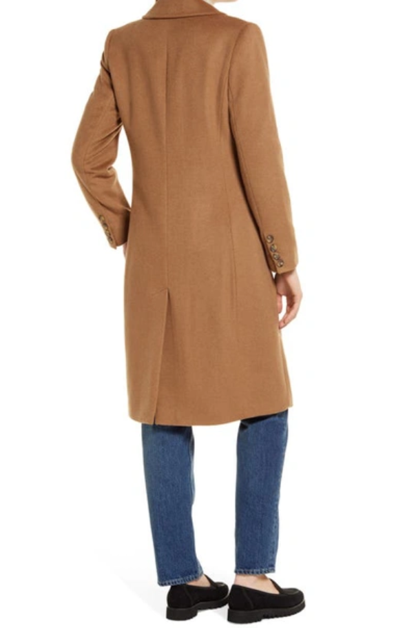 LAUREN RALPH LAUREN Double-Breasted Walker Coat