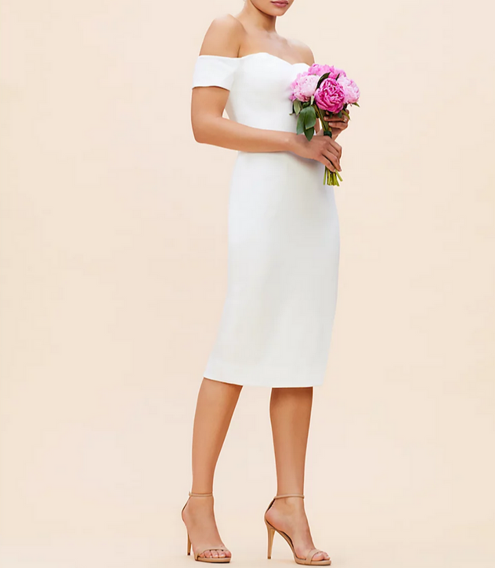Dress the Population Bailey Off-the-Shoulder Sheath Dress