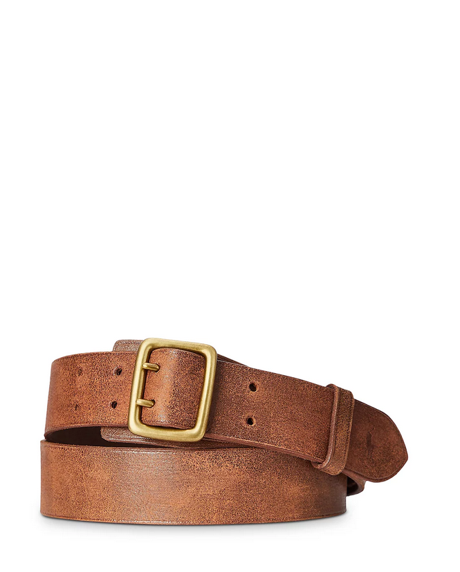 Polo Ralph Lauren MEN Garrison Double-Prong Leather Belt