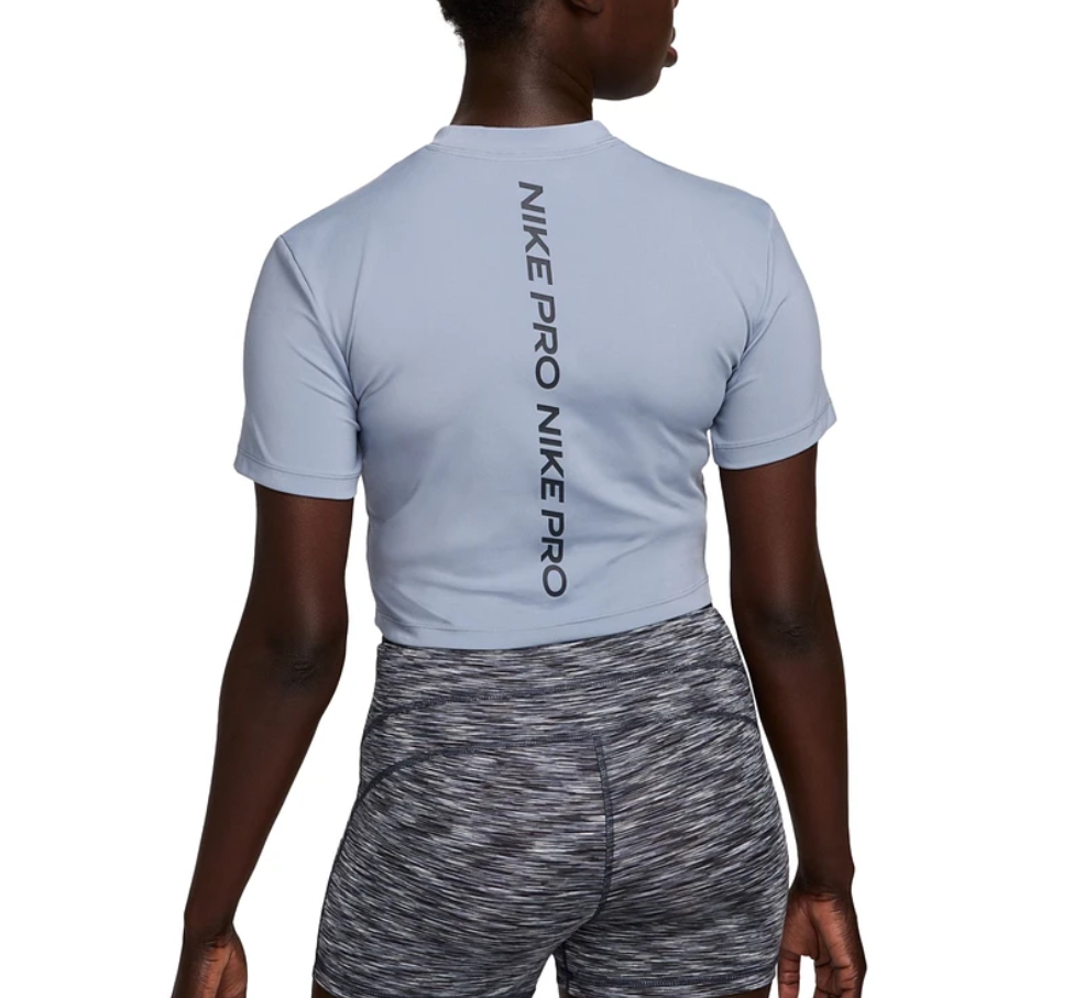 Nike Pro Dri-FIT Short-Sleeve Cropped Training Top