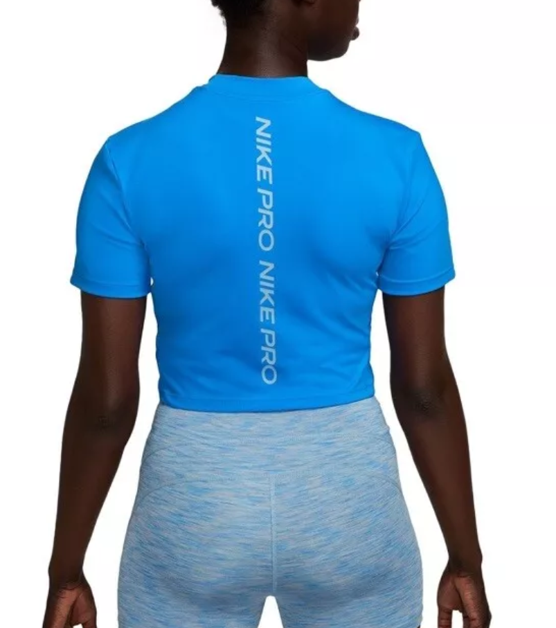 Nike Pro Dri-FIT Short-Sleeve Cropped Training Top