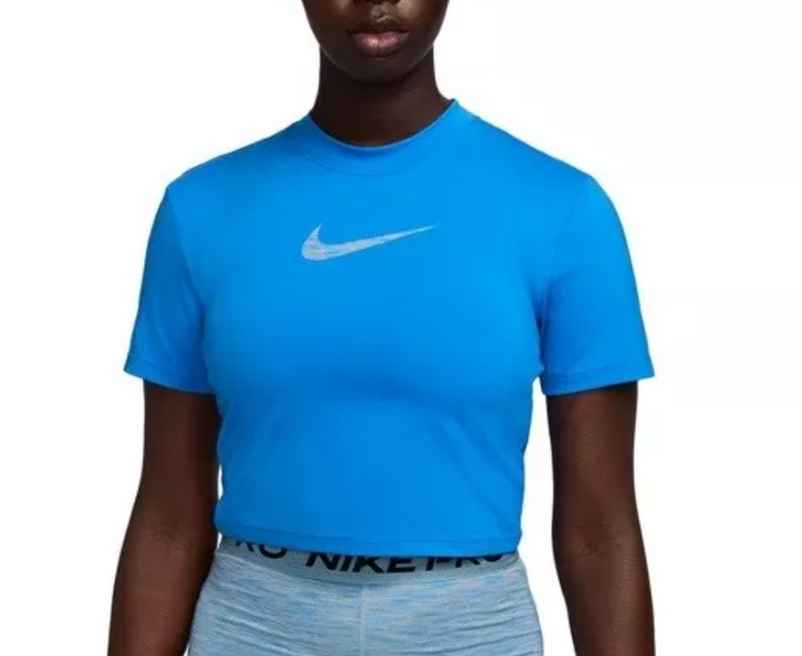 Nike Pro Dri-FIT Short-Sleeve Cropped Training Top