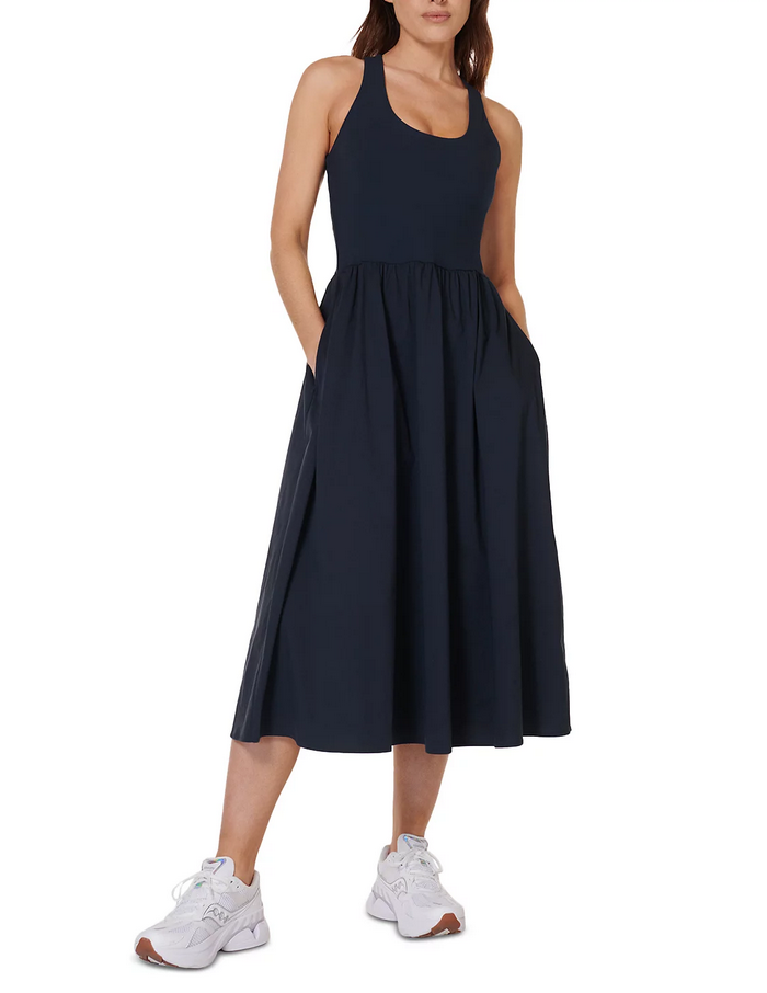 Sweaty Betty Explorer Ribbed Midi Dress