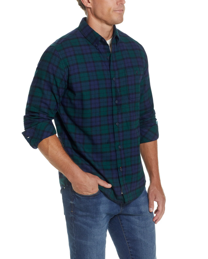 Weatherproof Vintage MEN Antique-Like Flannel Shirt