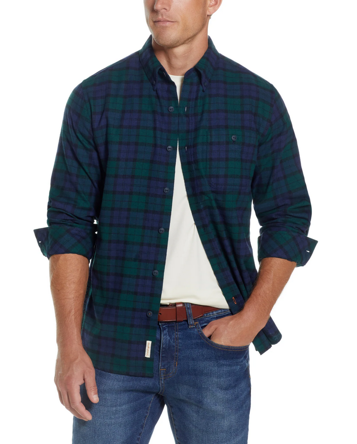 Weatherproof Vintage MEN Antique-Like Flannel Shirt