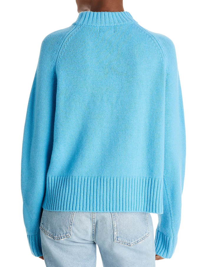 Monrow Wool Mock Neck Sweater