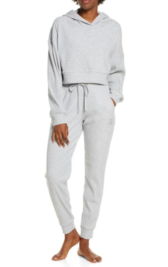 Alo Yoga Muse Rib-Knit Sweatpants