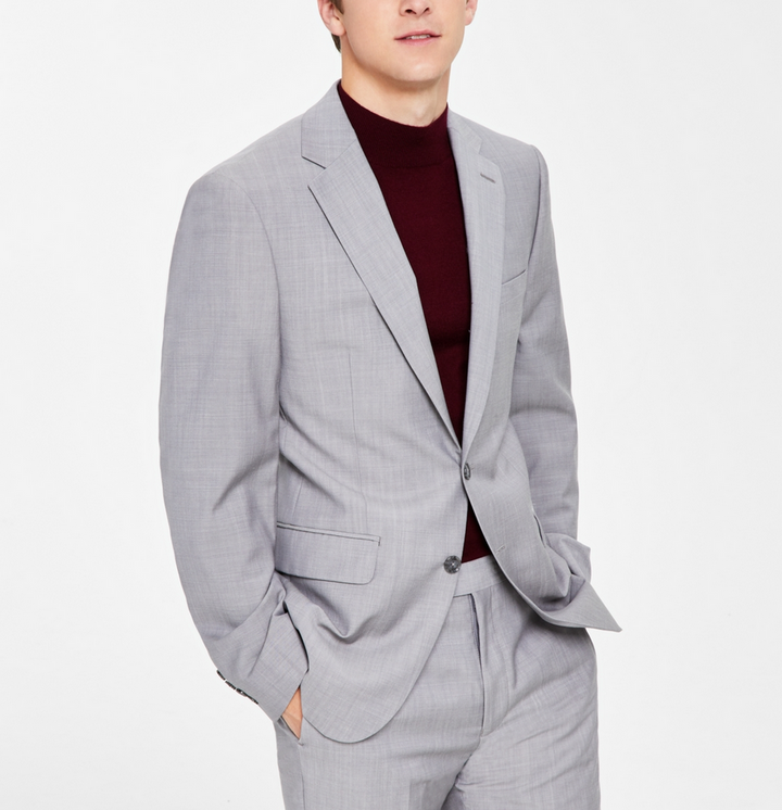 Calvin Klein Men's Slim-Fit Wool Suit Jacket