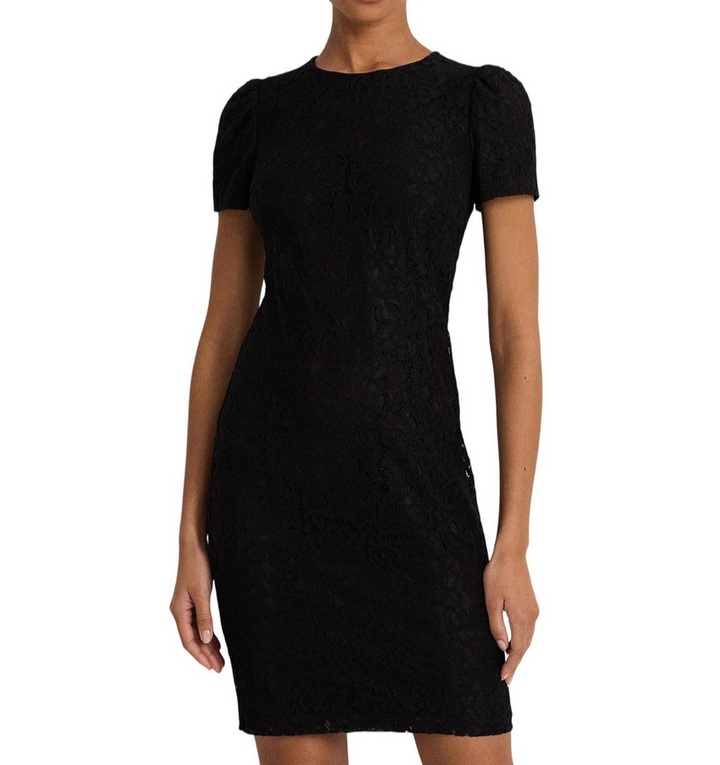 LAUREN RALPH LAUREN Floral Lace Sheath Dress