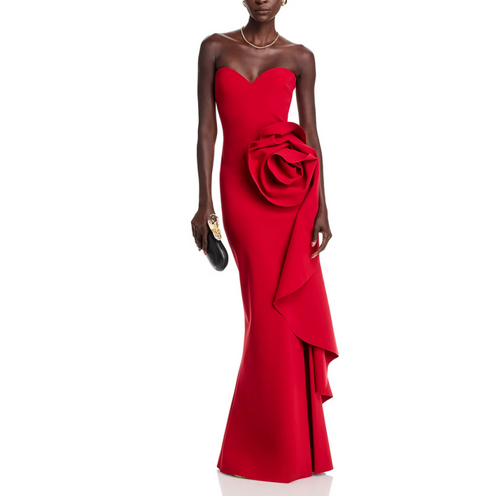 Chiara Boni La Petite Robe Ethane Rosette Gown