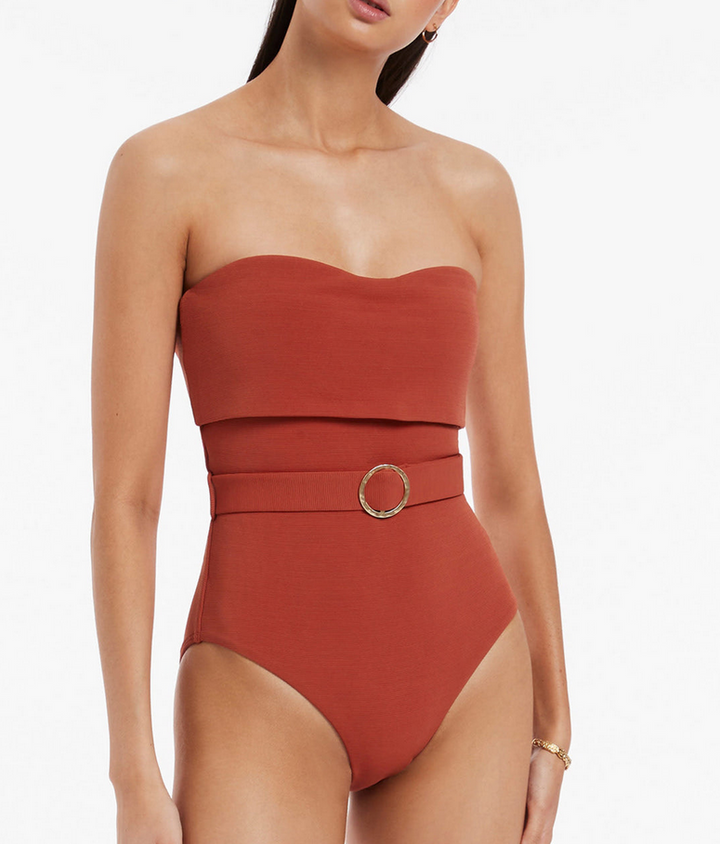 JETS Isla Rib One Piece Swimsuit