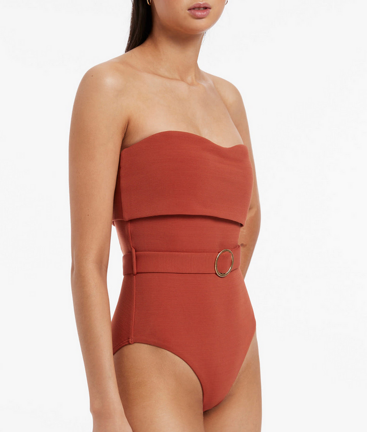 JETS Isla Rib One Piece Swimsuit