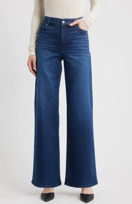 Frame Le Slim Palazzo High Rise Wide Leg Jeans MSRP $278