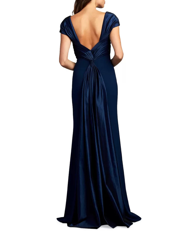 Tadashi Shoji Twisted Taffeta Trumpet Dress