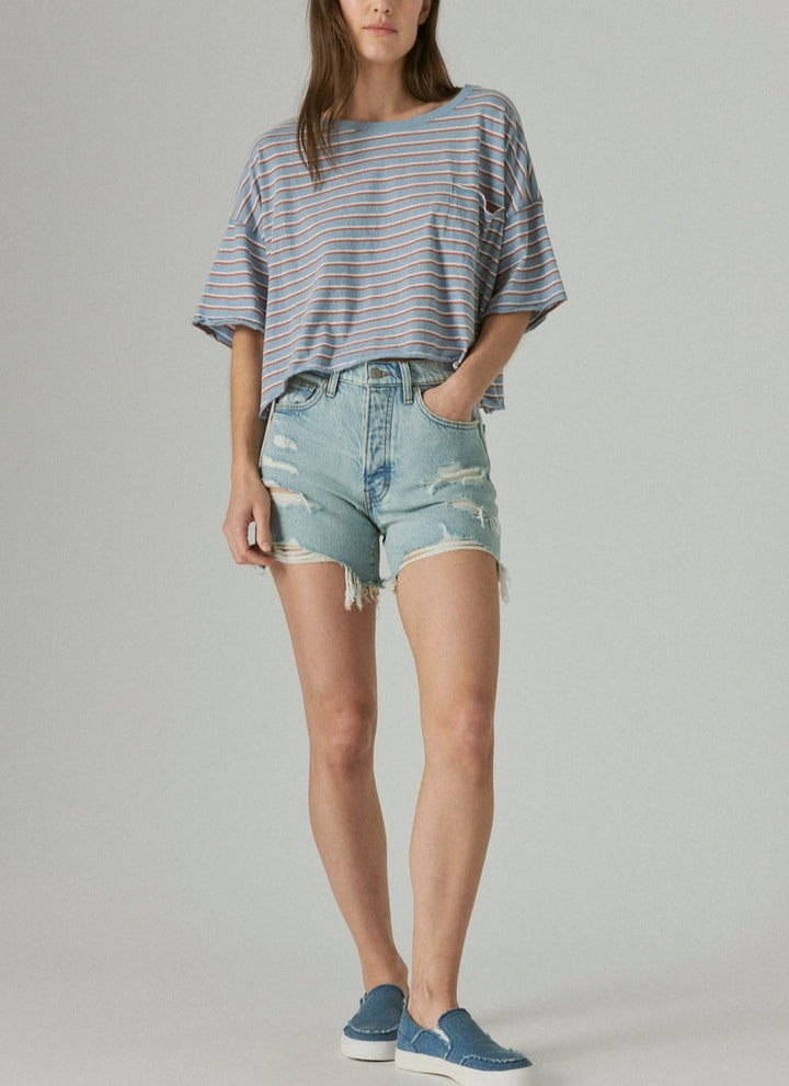 Lucky Brand Cotton Boxy T-Shirt
