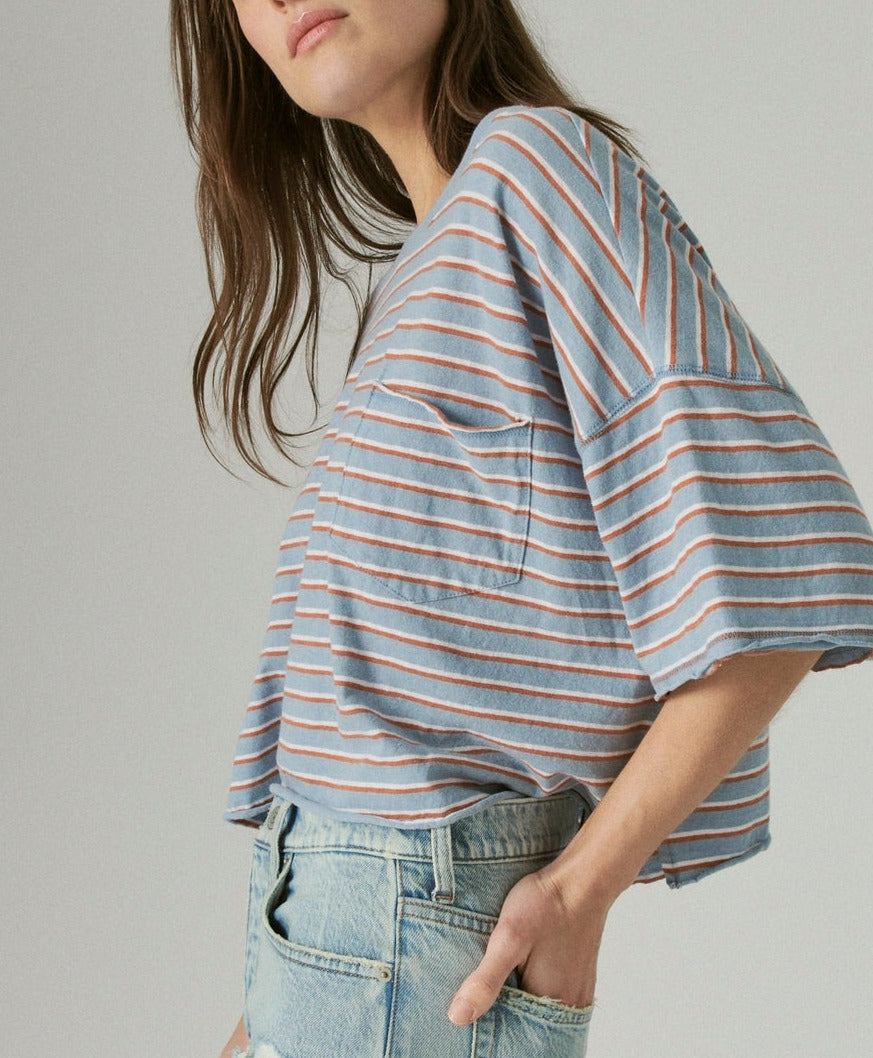Lucky Brand Cotton Boxy T-Shirt