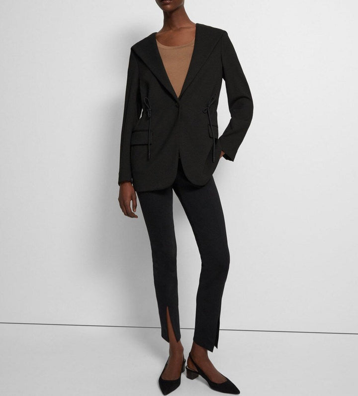 Theory Hooded One Button Jacket