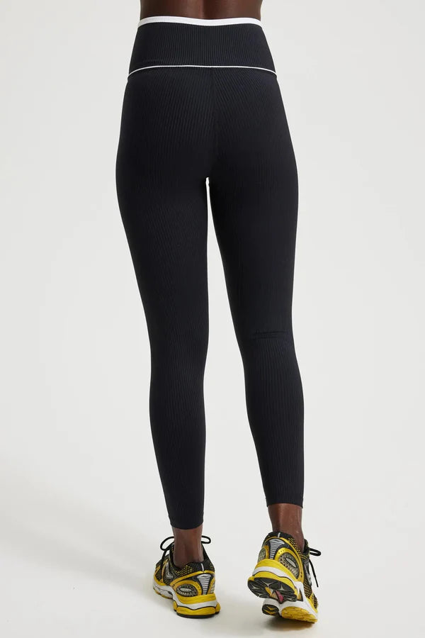 Year of Ours Veronica Ribbed Two Tone Leggings