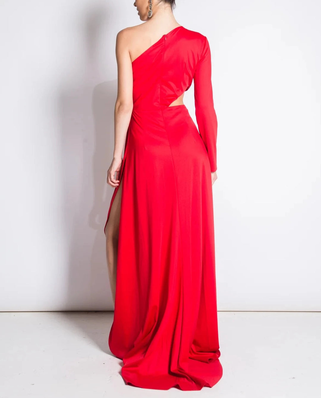 YAURA Salewa One Shoulder Cutout Gown