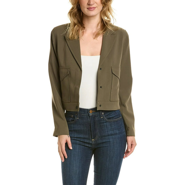 Vince Camuto Notched Collar Cropped Blazer