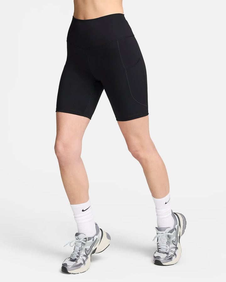 Nike One High-Waisted Pocketed Biker Shorts