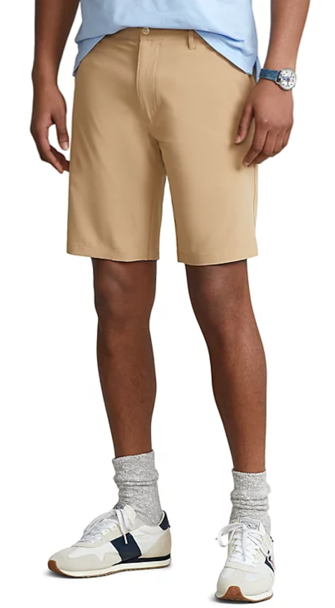 Polo Ralph Lauren 9.5-Inch Swim Trunks (Vintage Khaki) Men's Swimwear