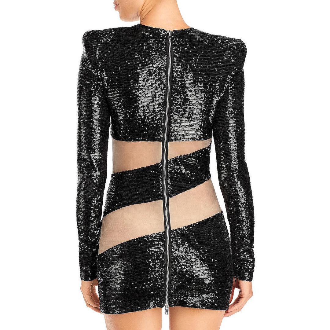 BRONX AND BANCO Elise Noir Mini Dress