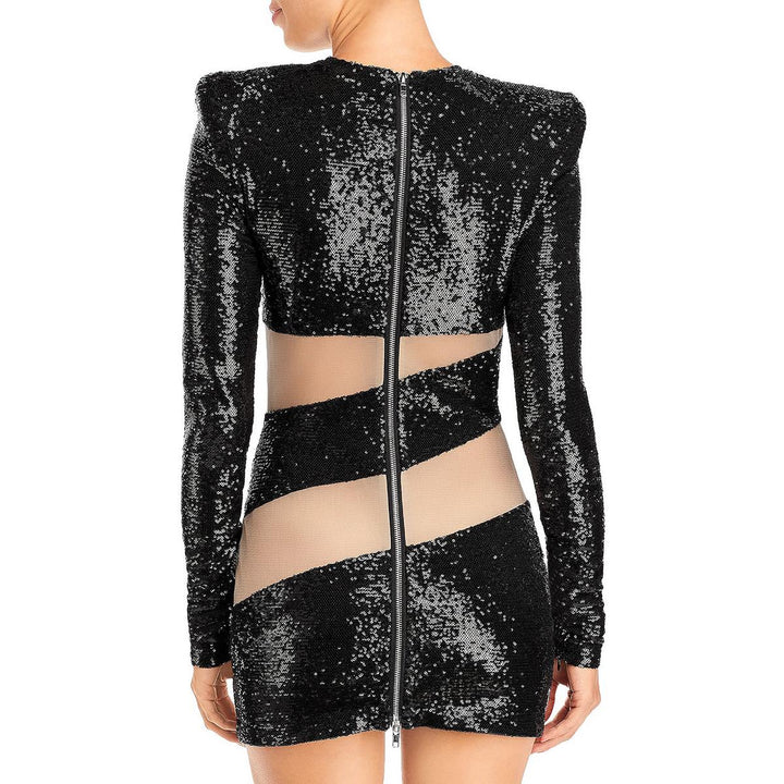 BRONX AND BANCO Elise Noir Mini Dress