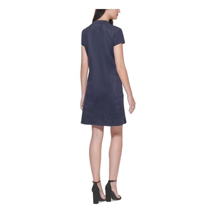 kensie Faux-Suede Shift Dress