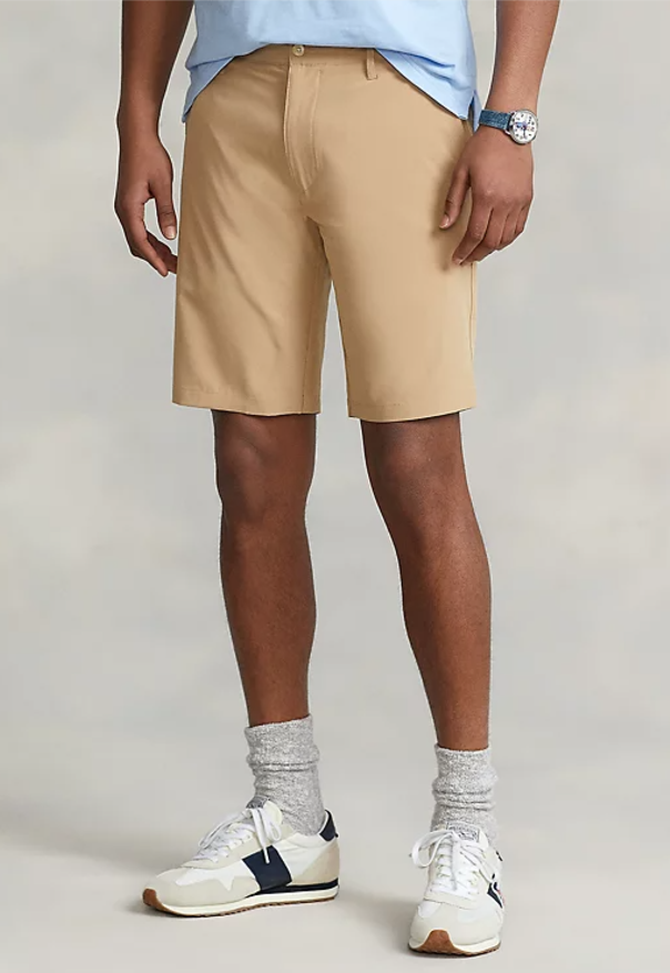 Polo Ralph Lauren 9.5-Inch Swim Trunks (Vintage Khaki) Men's Swimwear