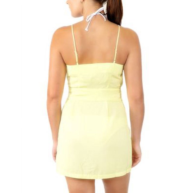 Miken Tie-Waist Button-Front Cover-Up Dress