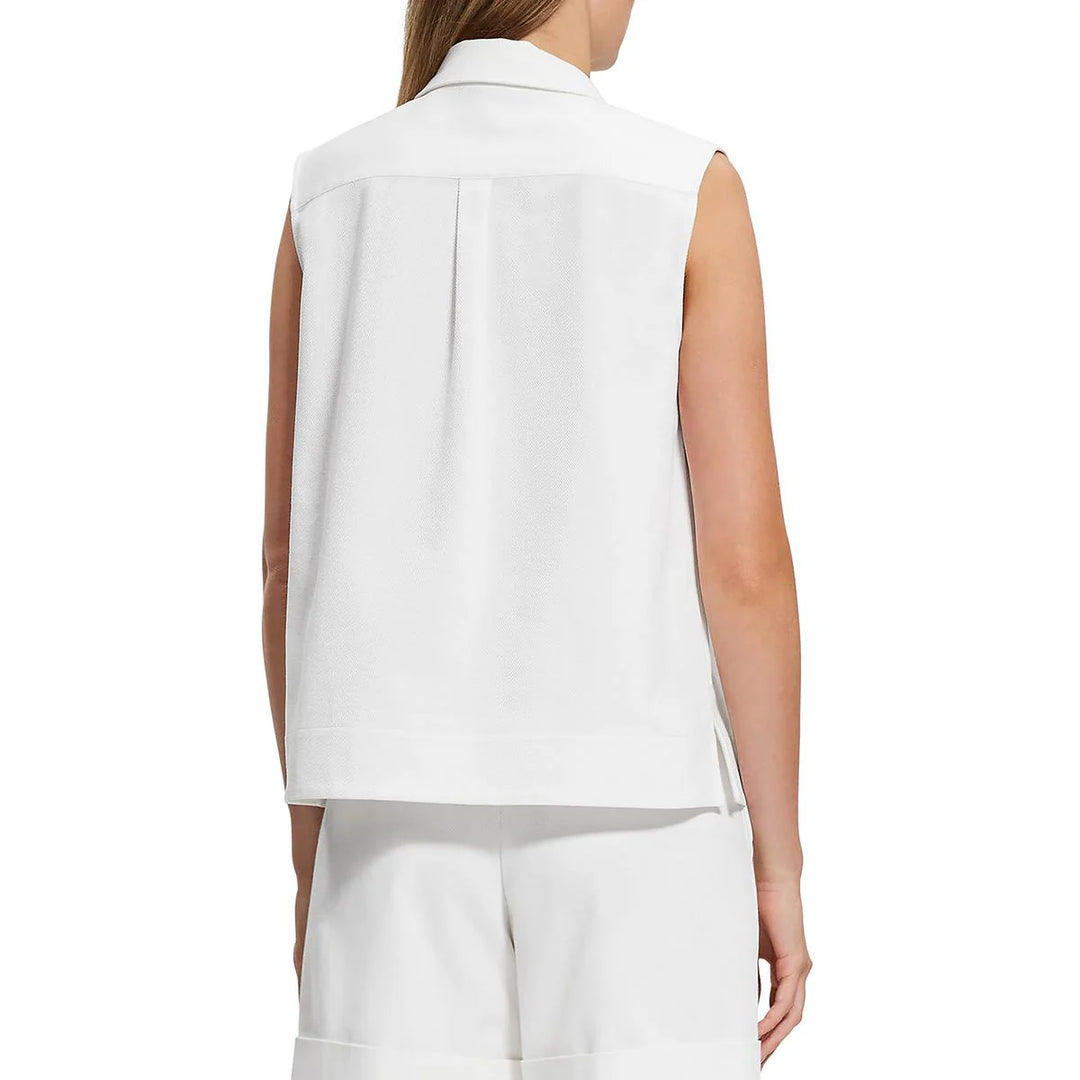 Theory Pique Sleeveless Polo