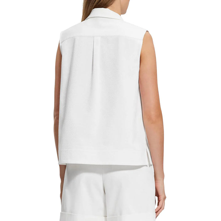 Theory Pique Sleeveless Polo