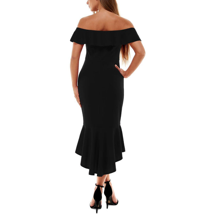 Emerald Sundae Juniors' Ruffled Midi Dress