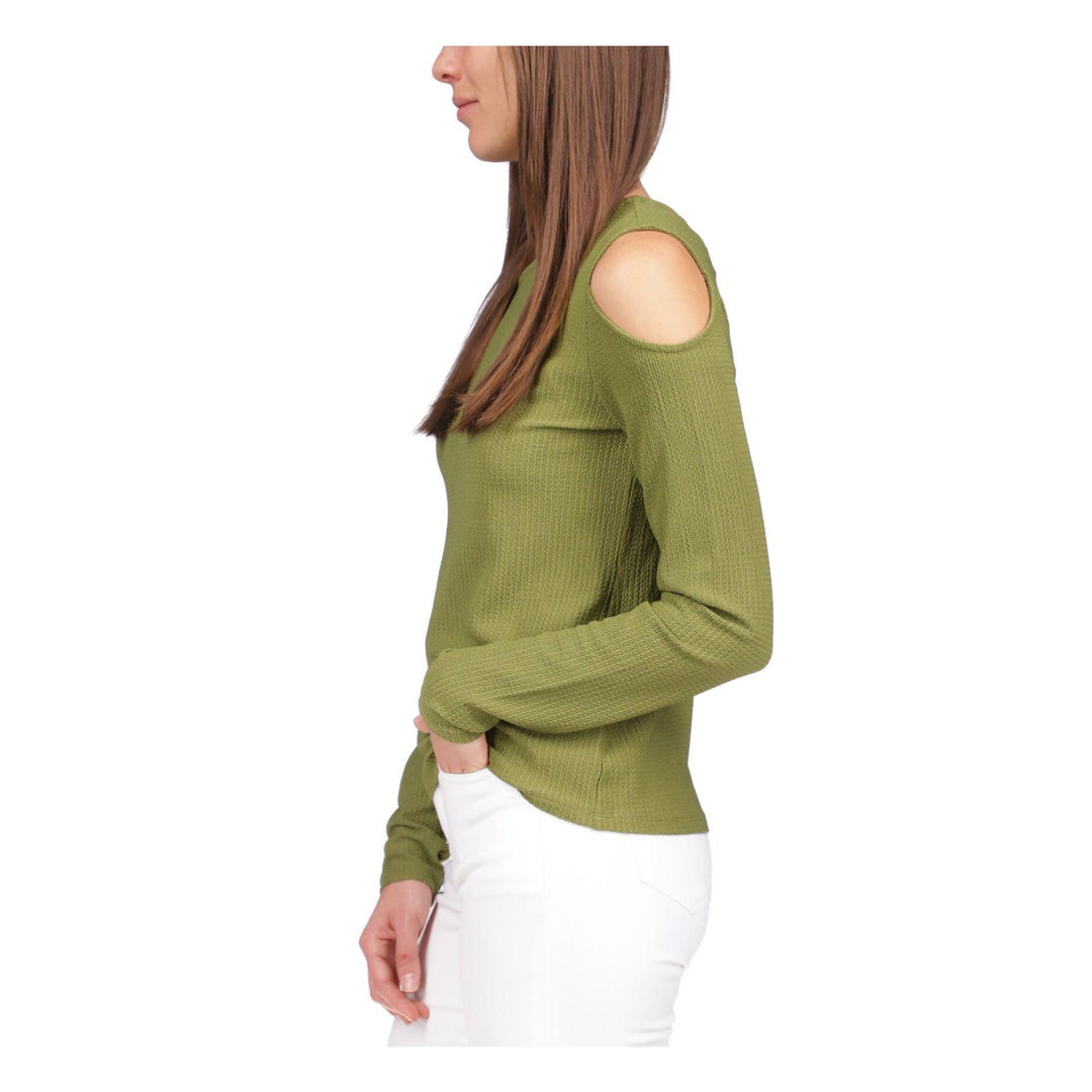 MICHAEL Michael Kors Petite Asymmetrical Cold-Shoulder Top