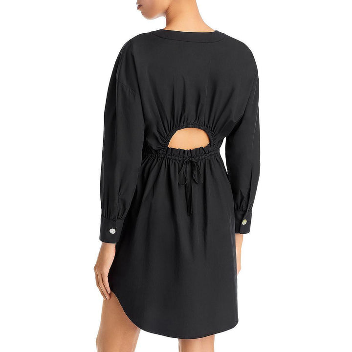 Rails Jaclyn Cutout Back Shirt Dress