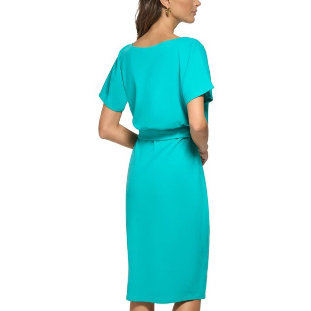 kensie Blouson Wrap Dress