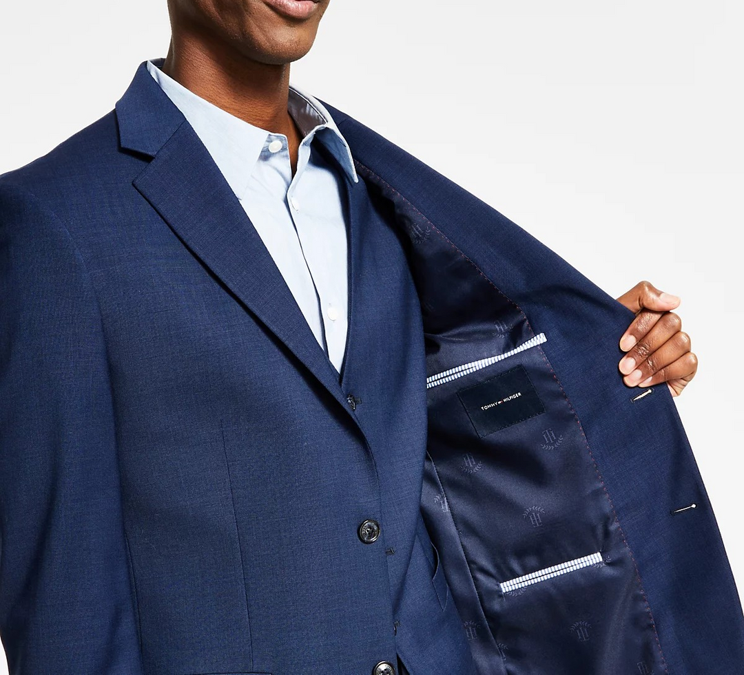 Tommy Hilfiger MEN's Modern-Fit Wool TH-Flex Stretch Suit Jacket