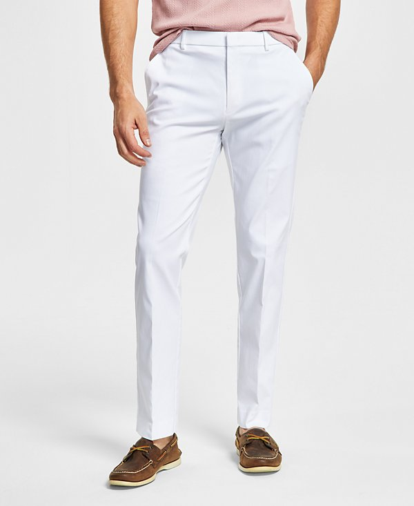 Tommy Hilfiger Modern-Fit TH Flex Stretch Solid Performance Pants MSRP $95