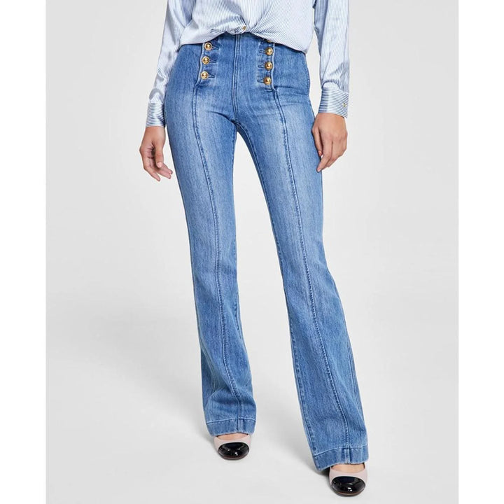 MICHAEL MICHAEL KORS Petite Flared-Leg Sailor Jeans