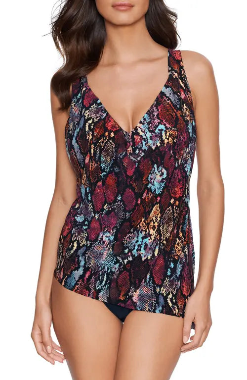 Magicsuit Winne Printed Queen Cobra Tankini Top
