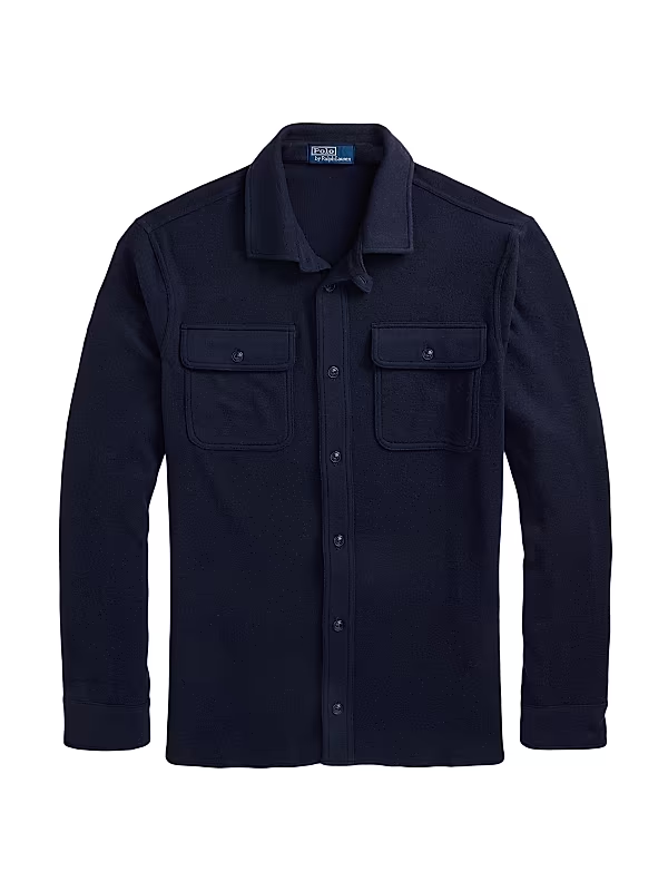 Polo Ralph Lauren Classic Fit Knit Flannel Workshirt
