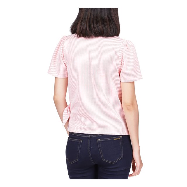 MICHAEL MICHAEL KORS Short Sleeve Wrap Top