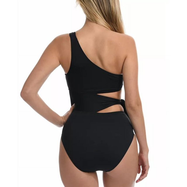 La Blanca Mio One Shoulder Cutout One Piece Swimsuit
